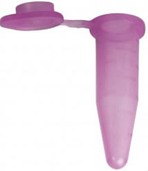 Plasticware-Polypropylene 0.5ml Graduated Flat Top Microcentrifuge Tube, Lavender