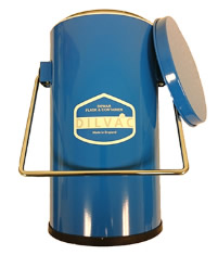 Blue Metal Cased Dewar Flasks